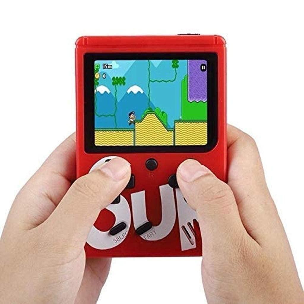 400 games in 1 portable handheld console with LED screen, USB rechargeable, for kids (Multi Color, 1 piece).